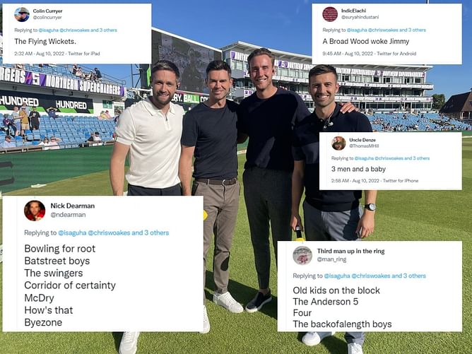 “The bowling stones, The backfoot boys” - Twitterati come up with hilarious responses as Isa Guha seeks suggestions for boy band name for England pacers