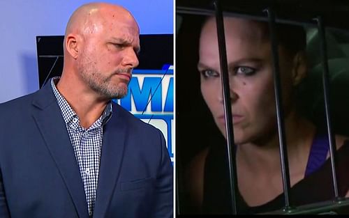 The WWE authority figure is not pleased with Ronda Rousey