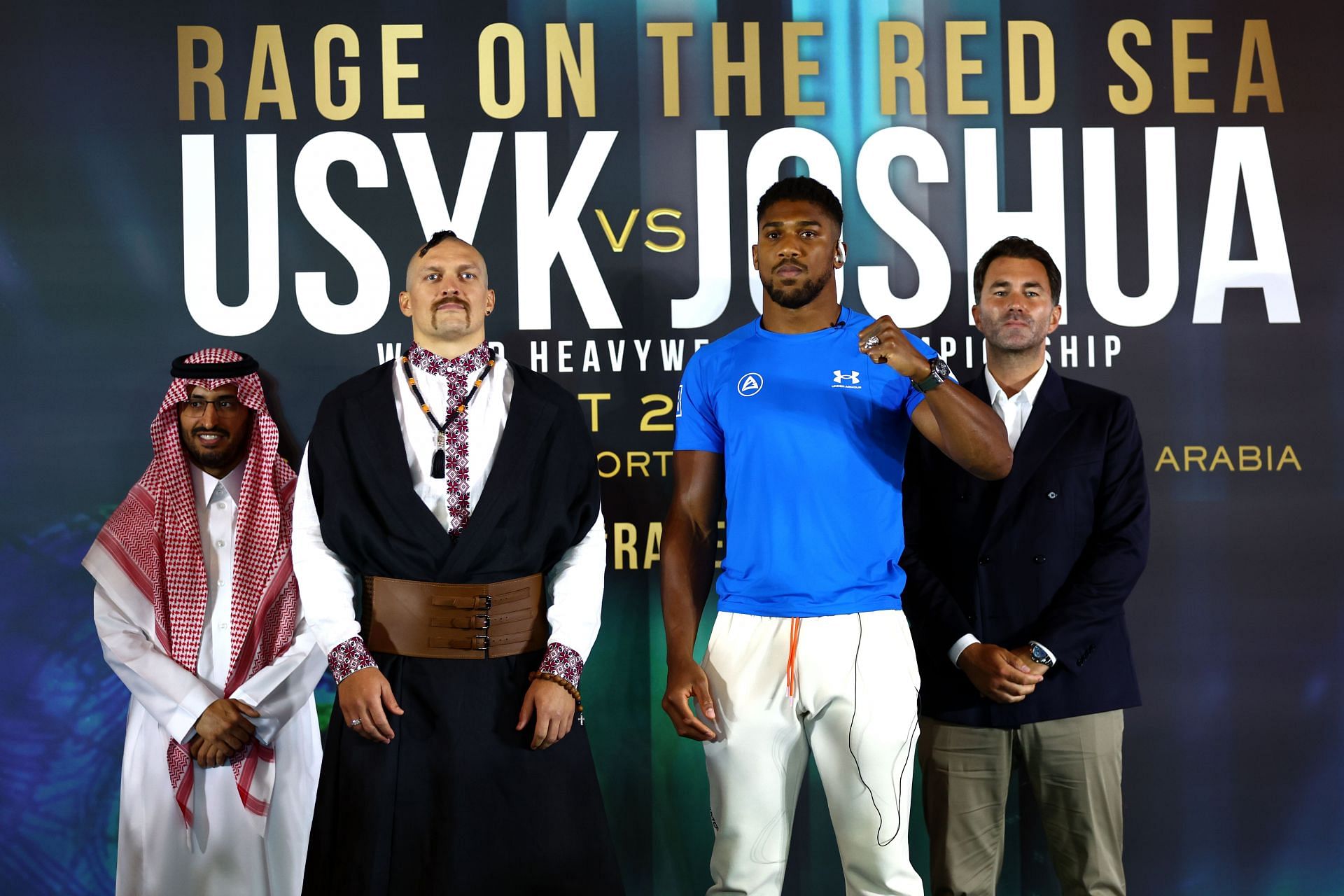 Oleksandr Usyk v Anthony Joshua 2 - Press Conference [via Getty]