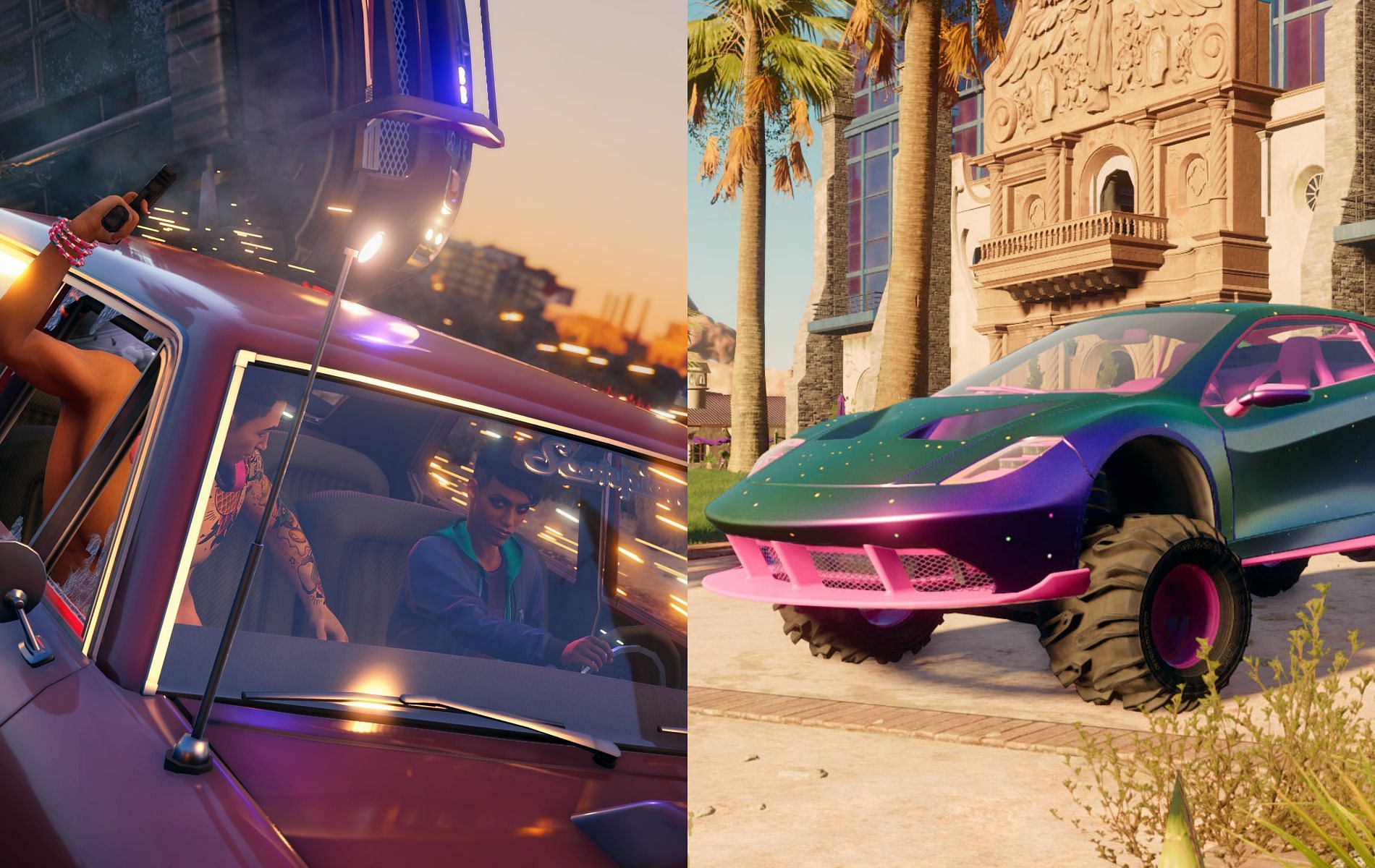 Pimp your wheels and take them out for a ride in the Saints Row reboot (Images via Deep Silver)