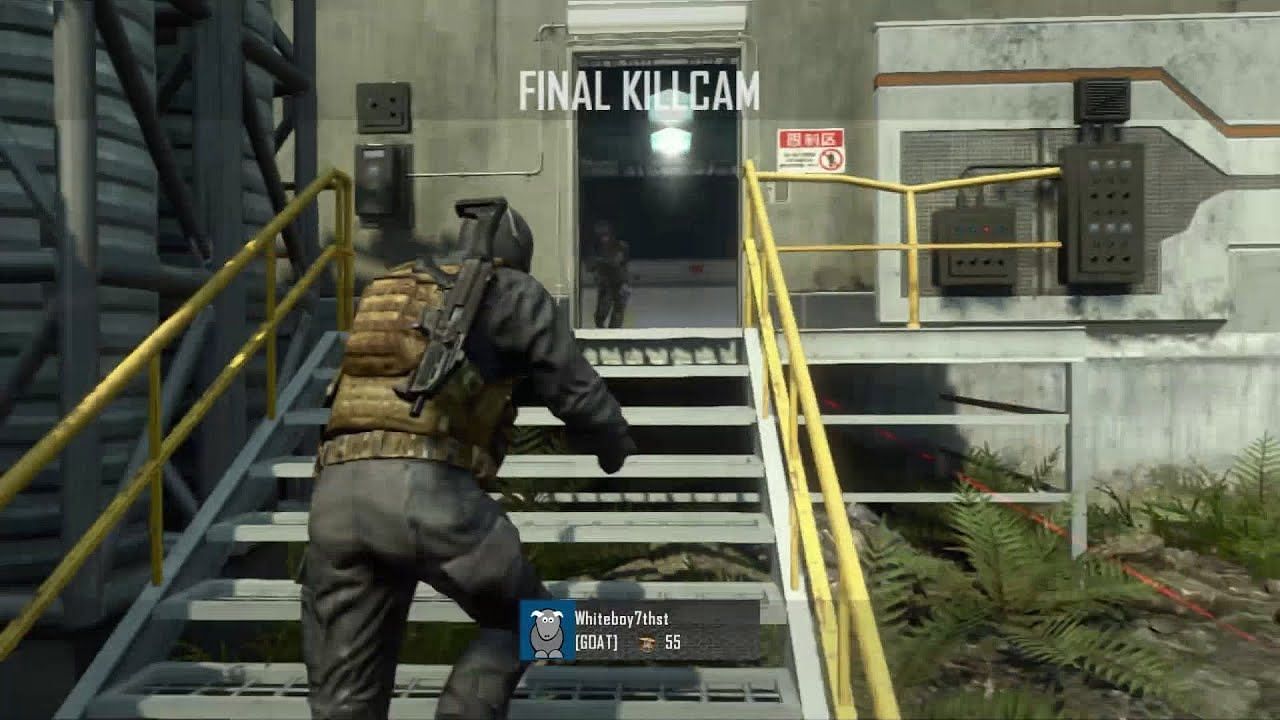 A Call of Duty killcam (Image via YouTube/WhiteBoy7thst)