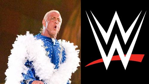 Flair during what used to be his final match.