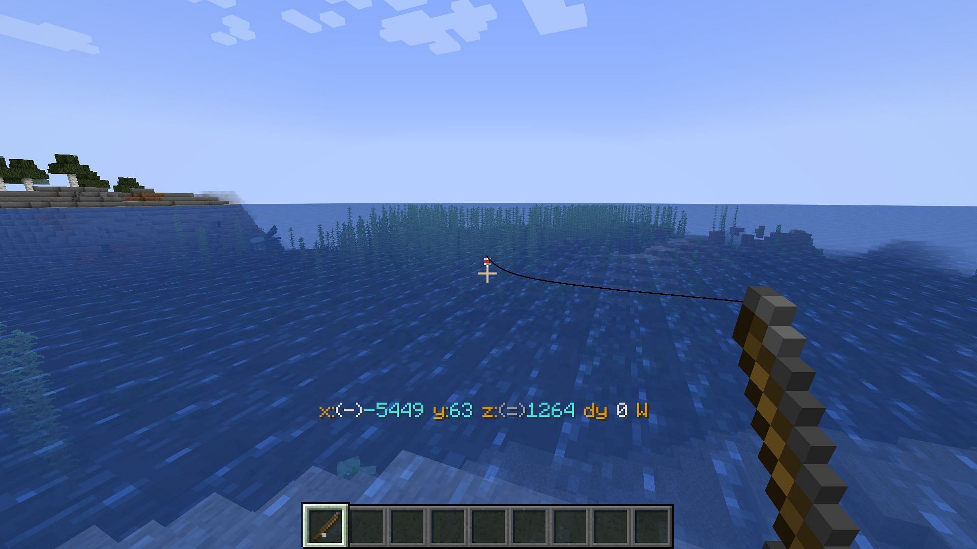 Fishing is the easiest but the most time-taking method to obtain the nautilus shell in Minecraft 1.19 update (Image via Mojang)