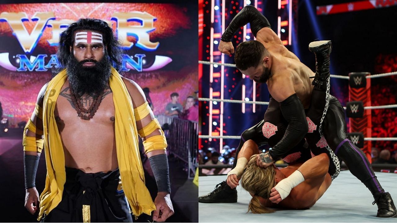 WWE सुपरस्टार्स वीर महान, फिन बैलर और डॉल्फ जिगलर