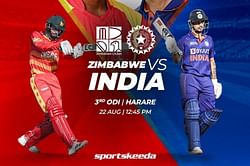 IND vs ZIM 2022, 3rd ODI: Today's match players list, teams & umpires
