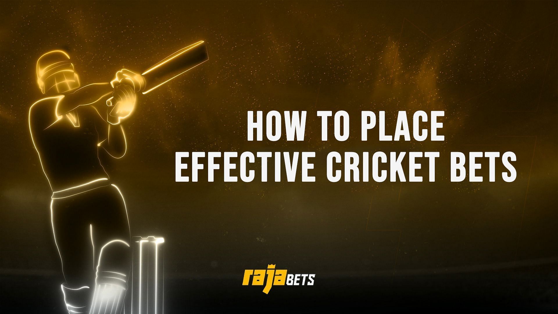 The following tips need to be kept in mind while placing a cricket bet.