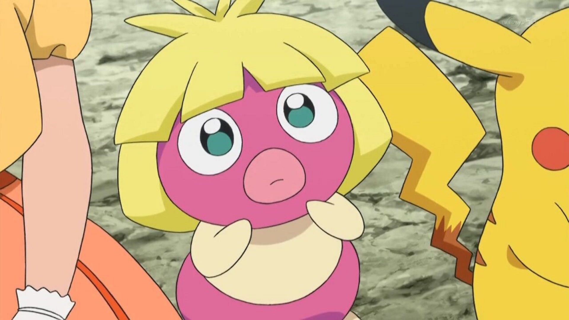 Smoochum as it appears in the anime (Image via The Pokemon Company)
