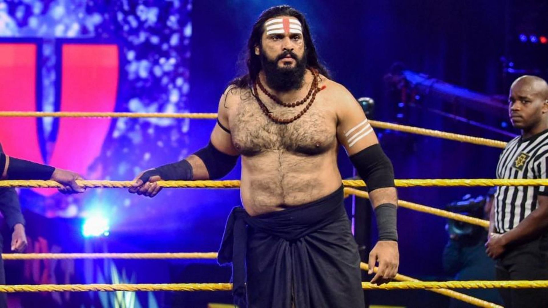 WWE के NXT ब्रांड में सांगा को अभी अच्छी तरह बुक किया जा रहा है