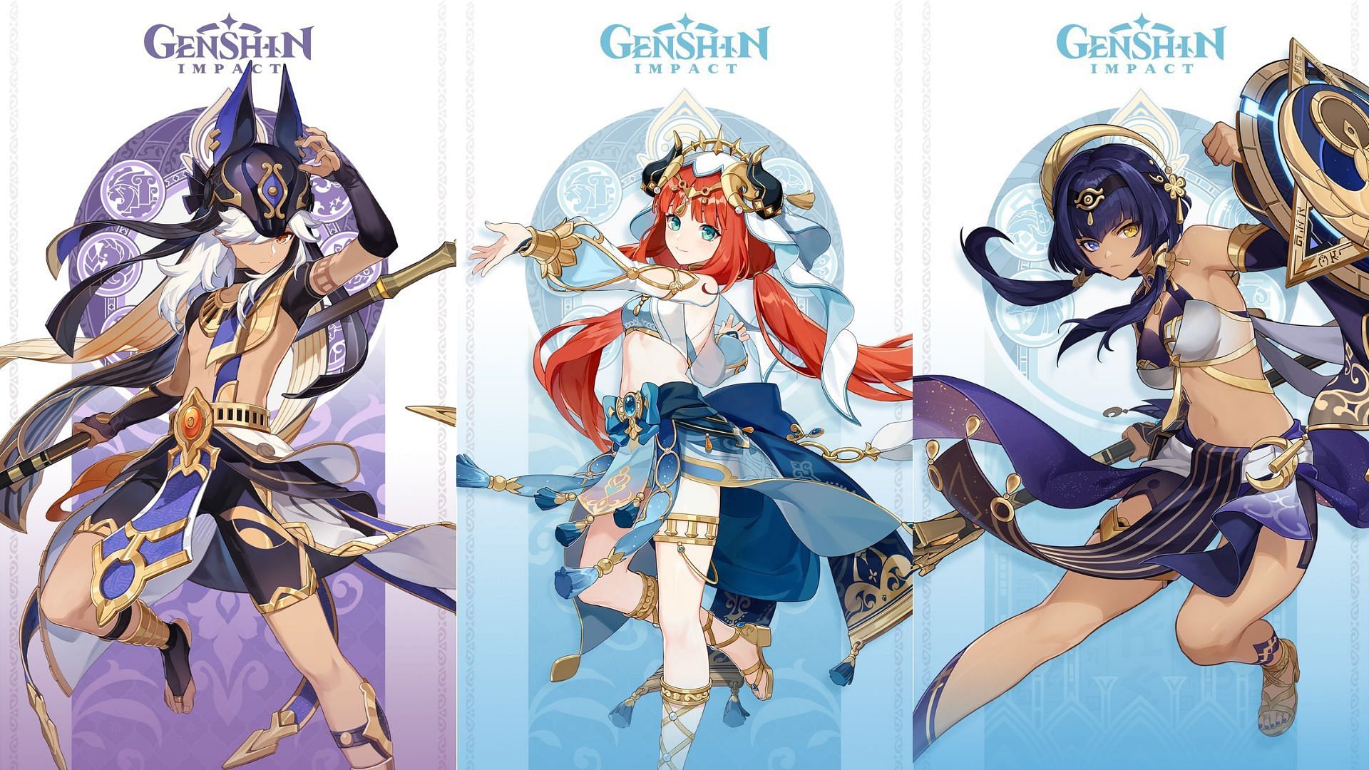 New drip marketing reveals 3.1 banner characters (Image via Genshin Impact)