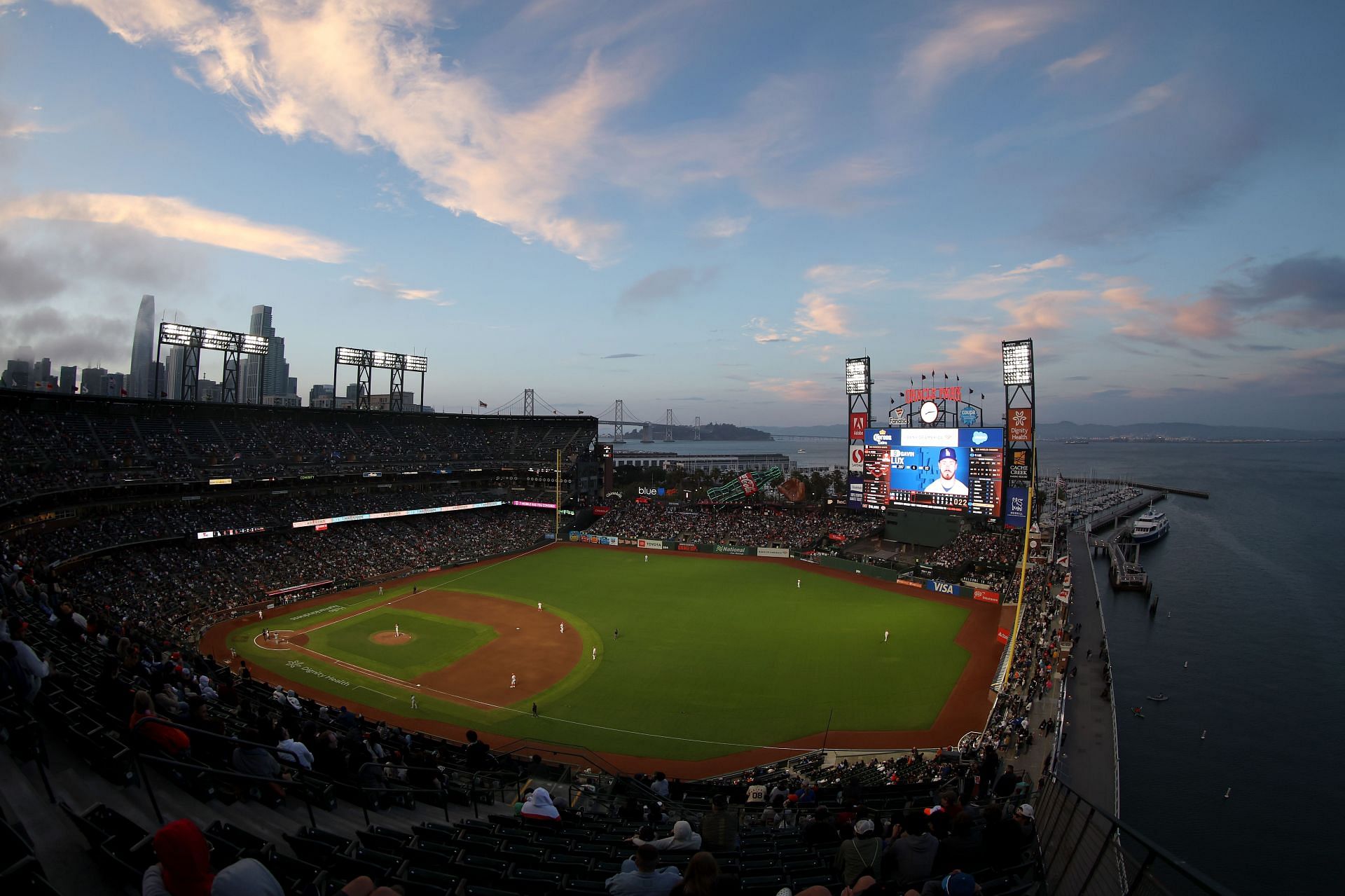 Oracle Park, home of the San Francisco Giants