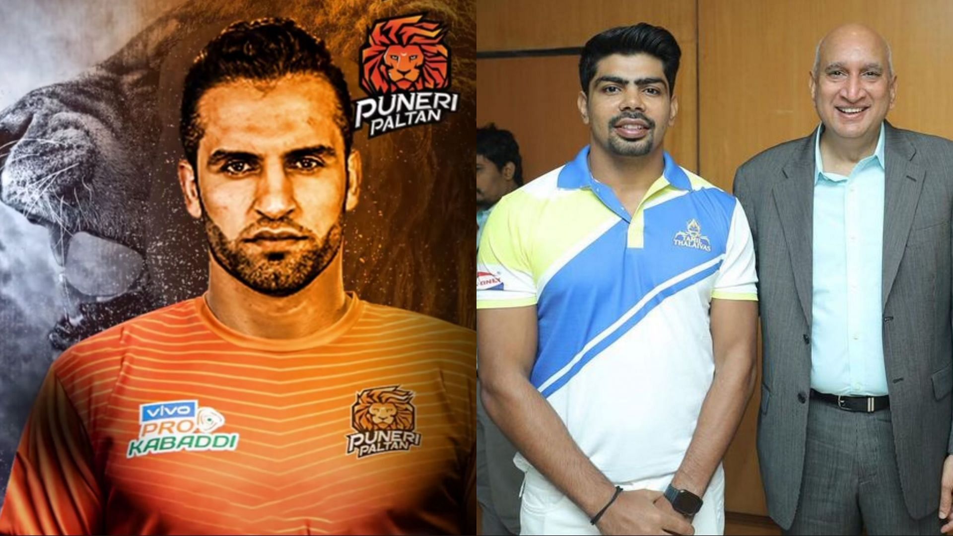 Fazel Atrachali and Pawan Sehrawat were among the most expensive players at the Pro Kabaddi 2022 Auction (Image: Instagram)