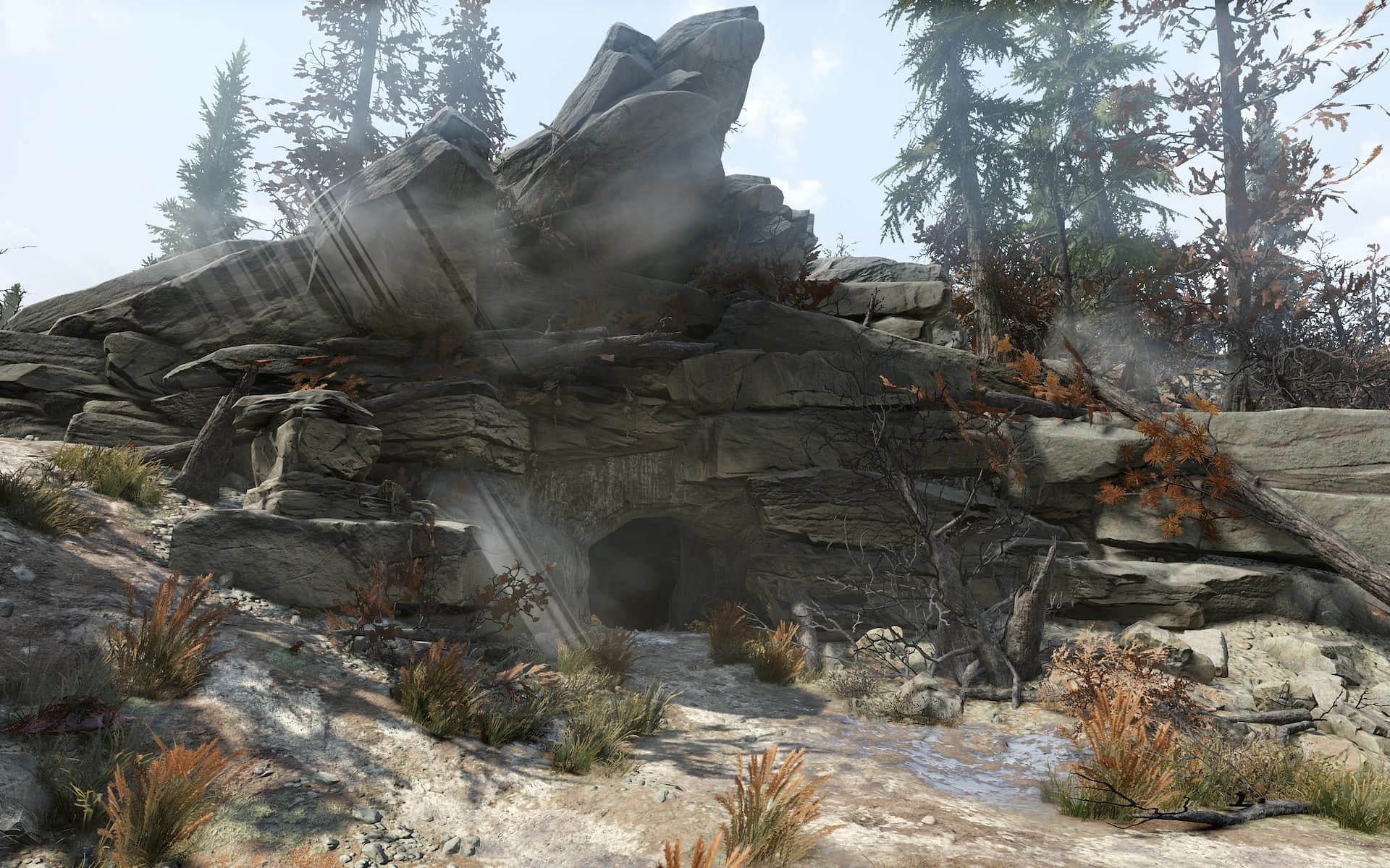The Wendigo Cave is home to many ghouls in Fallout 76 (Image via Bethesda)