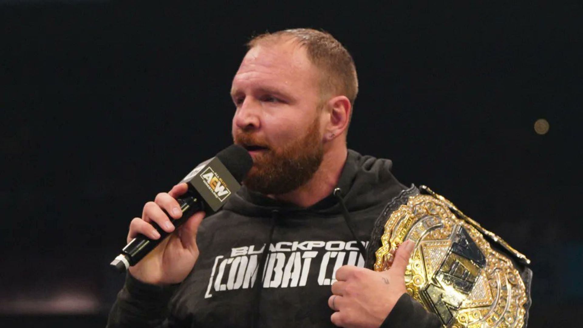 Jon Moxley at an AEW event in 2022