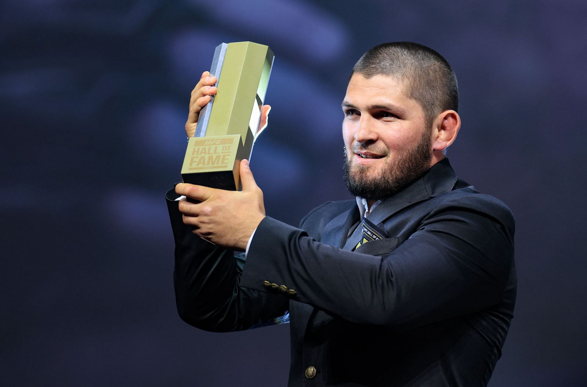 Khabib Nurmagomedov at HoF Ceremony