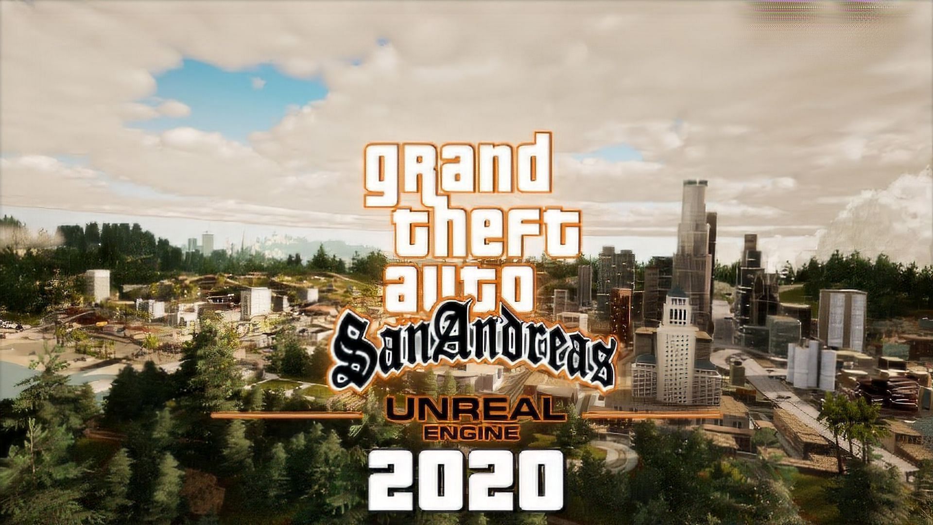 GTA: San Andreas reimagined in Unreal Engine. (Image via RockstarGames)