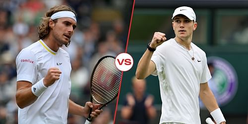 Stefanos Tsitsipas and Jack Draper.