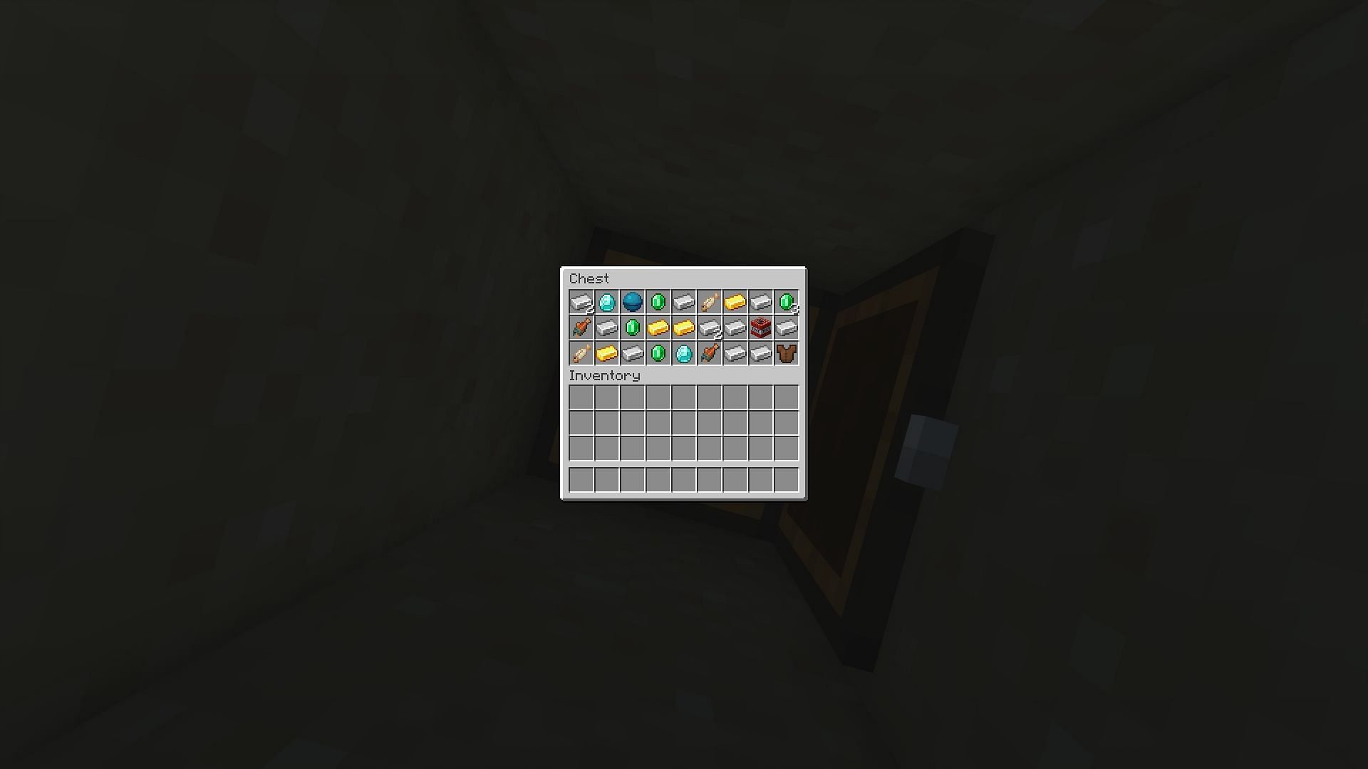 One of the buried treasures found in the seed (Image via Minecraft)