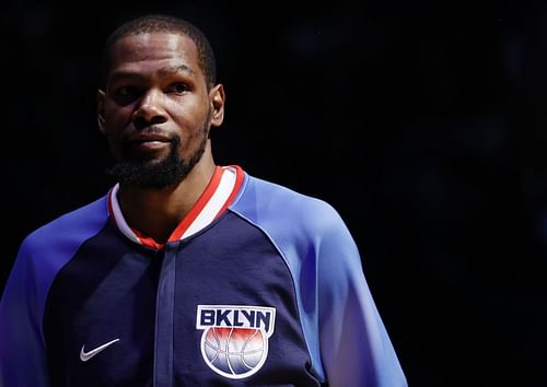 Kevin Durant at the team introduction