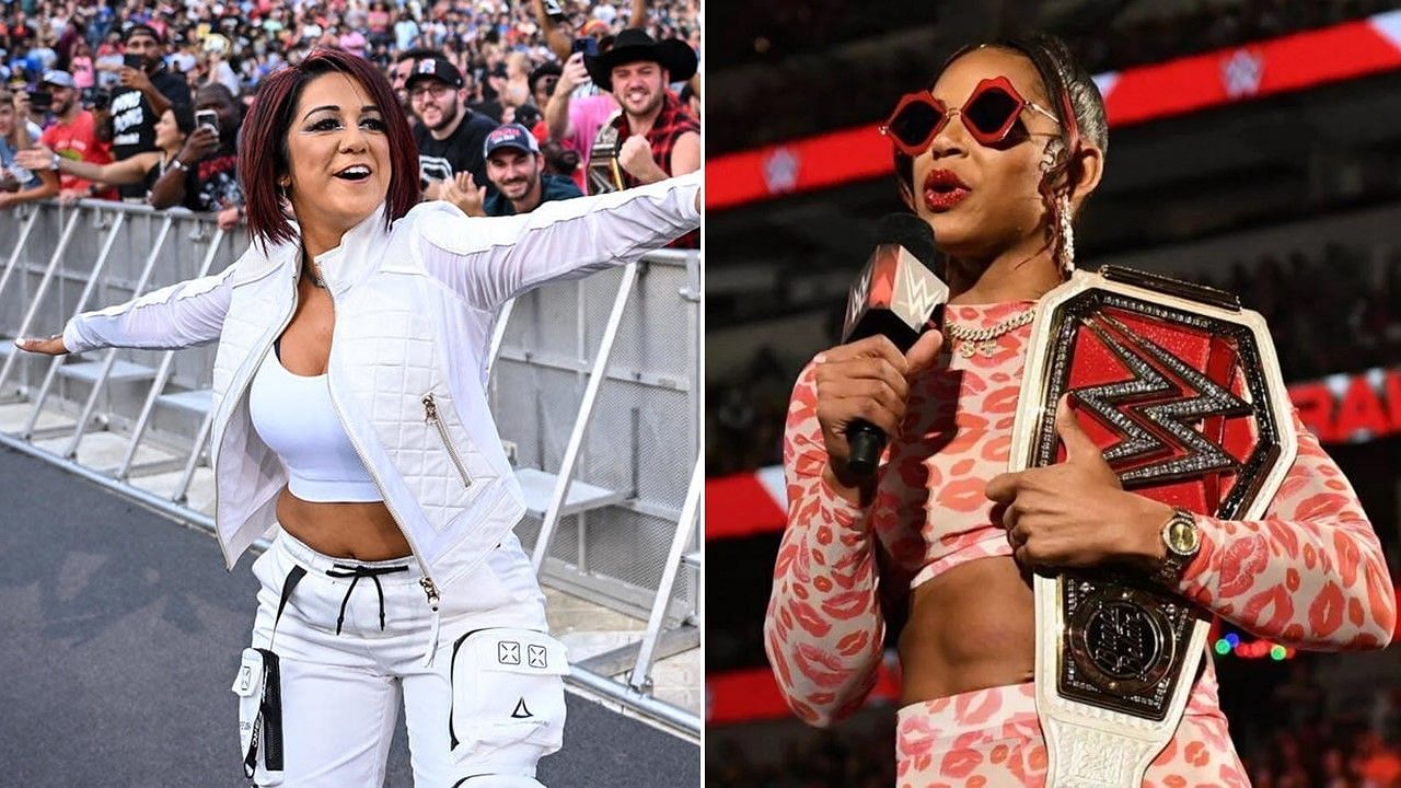 Bayley (L) and Bianca Belair (R)