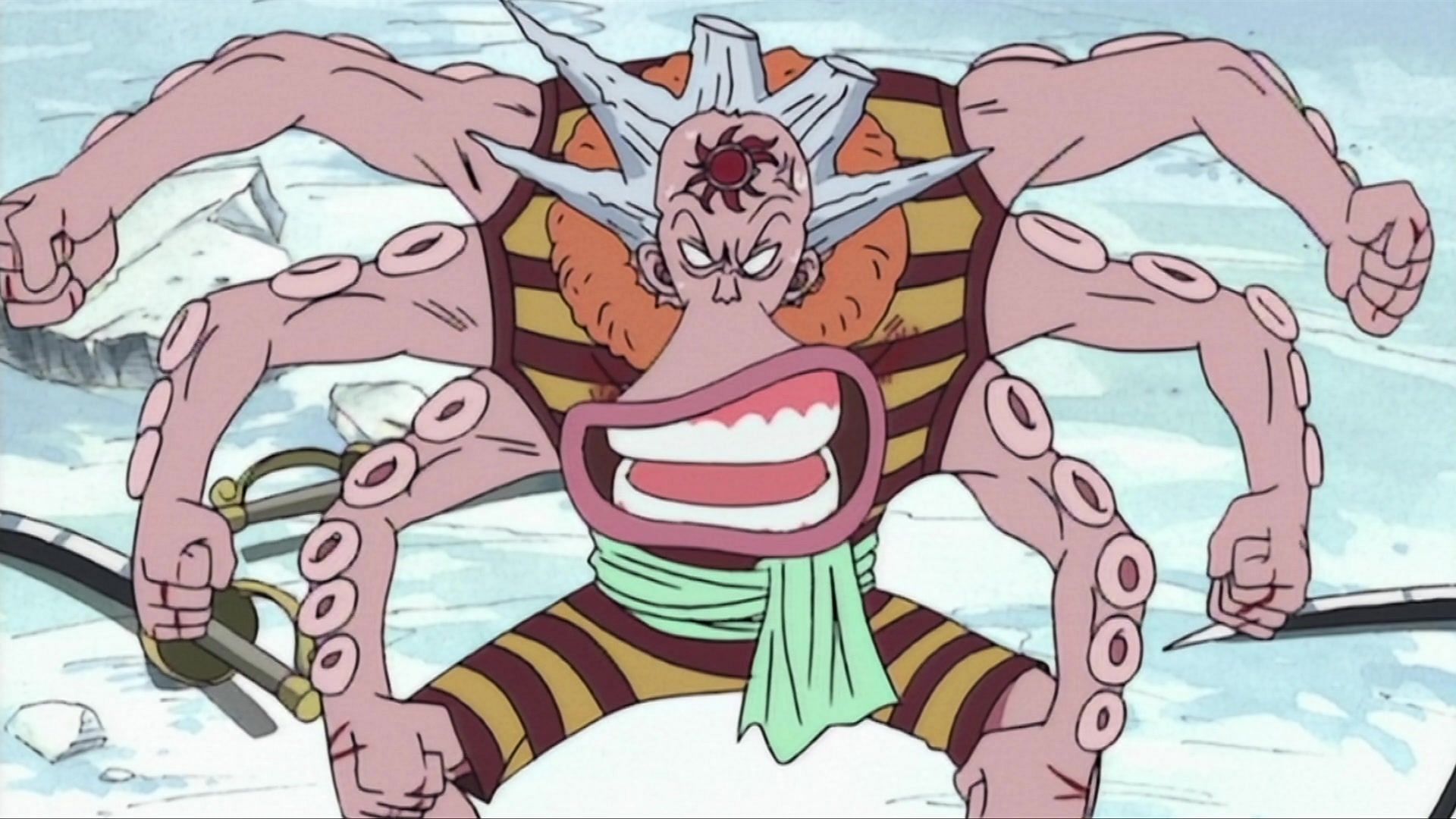 Hatchan, as seen in One Piece&#039;s East Blue Saga (Image via Toei Animation, One Piece)