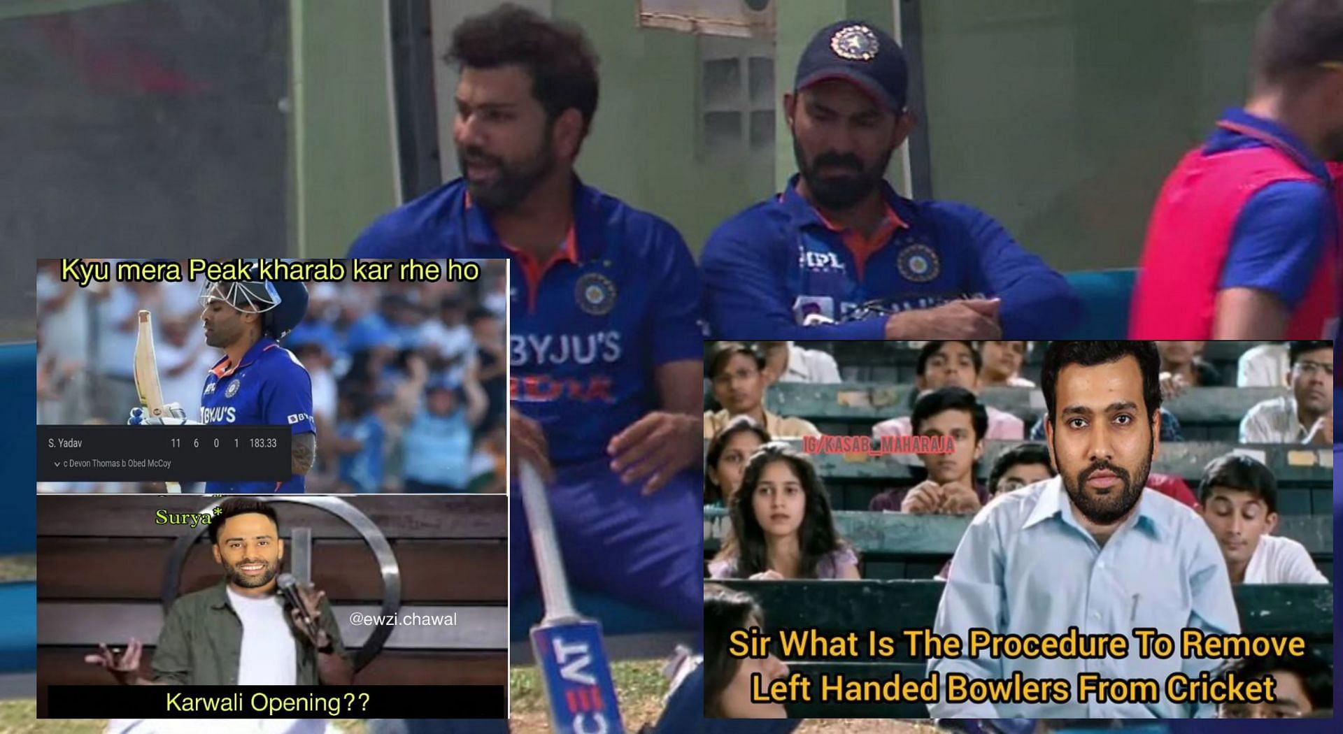 WI vs IND 2022: Top 10 funny memes from 2nd T20I