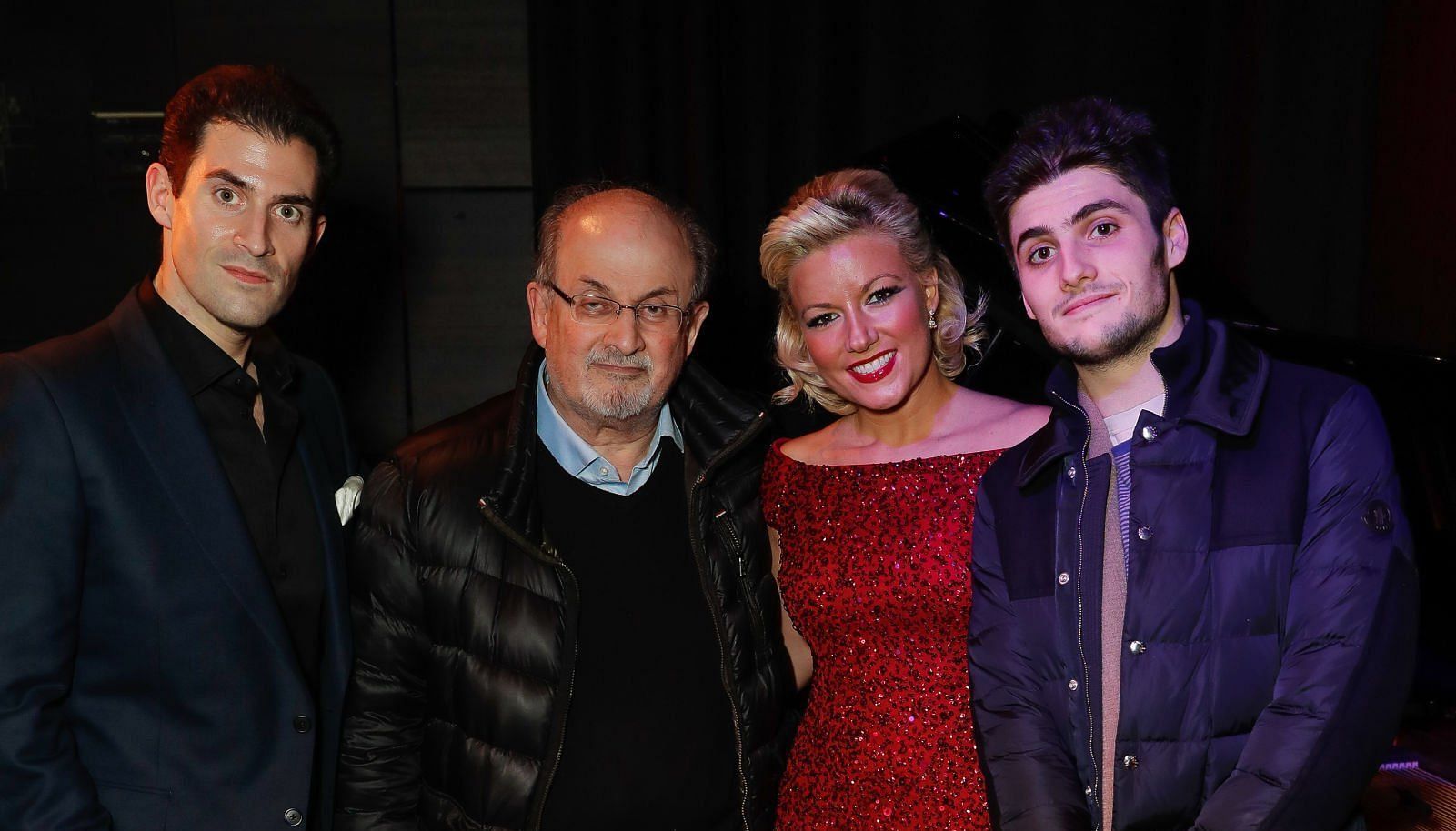 Salman Rushdie is a proud father to two sons, Zafar and Milan (Image via Getty Images)