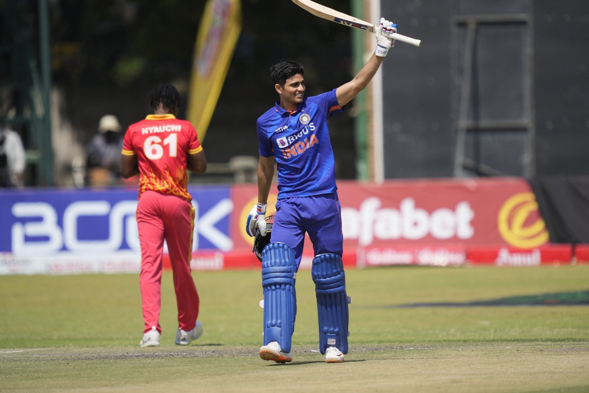 Shubman Gill scored his maiden one-day hundred in Zimbabwe. Pic: BCCI