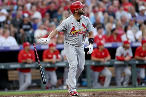 St. Louis Cardinal Albert Pujols mashed two home runs in Sundays game.