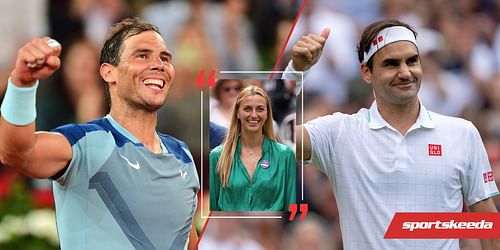 Nadal and Federer are among the players whose qualities make up Petra Kvitova's perfect player.