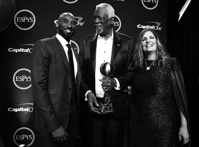 Revisited: "I couldn't be more proud of you than if you were my own son" - Looking back at late NBA legend Bill Russell's heartfelt interaction with Kobe Bryant during the 2006 All-Star game