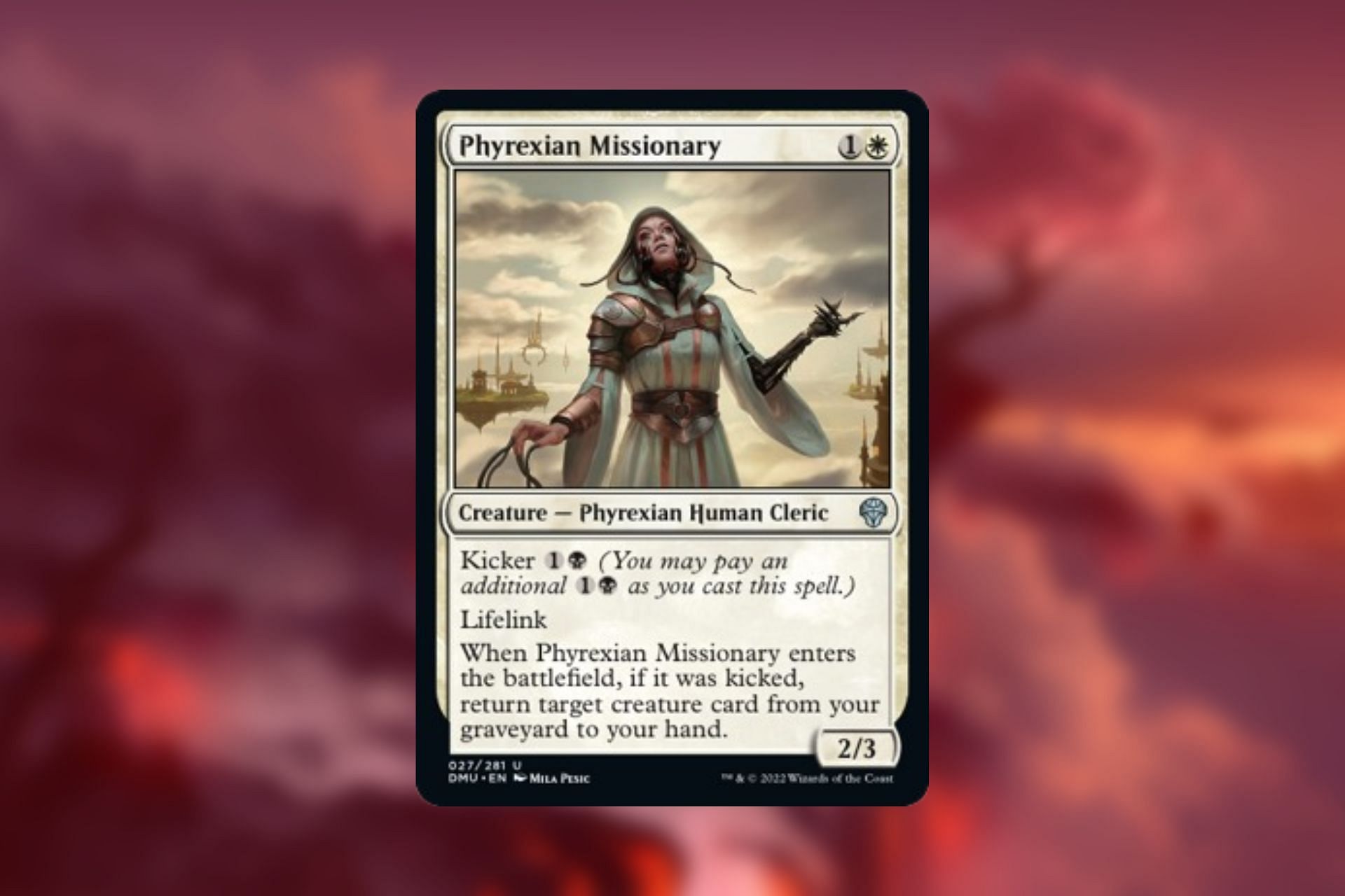 Phyrexian Missionary is going to help bring cards back for another go (Image via Wizards of the Coast)