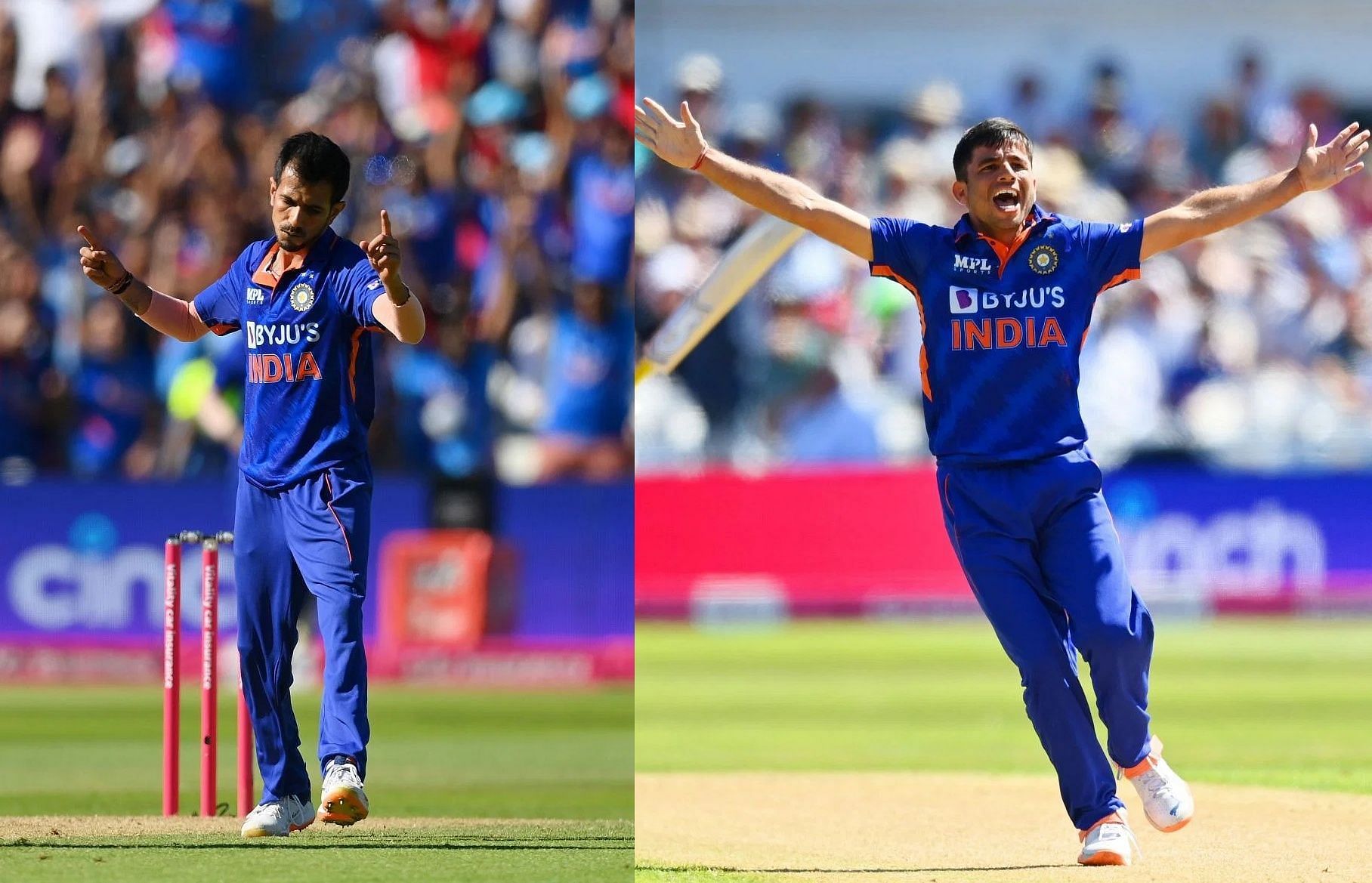 Yuzvendra Chahal (left) and Ravi Bishnoi. Pics: Getty Images