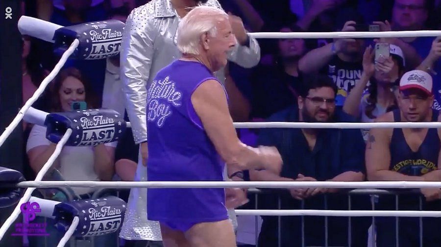 Ric Flair wrestled his last-ever match