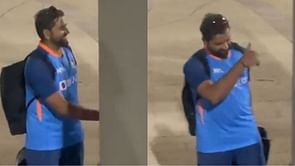 [Watch] "Final jeetne ke baad"- Rohit Sharma tells a fan he will give his jersey to him after winning Asia Cup 2022