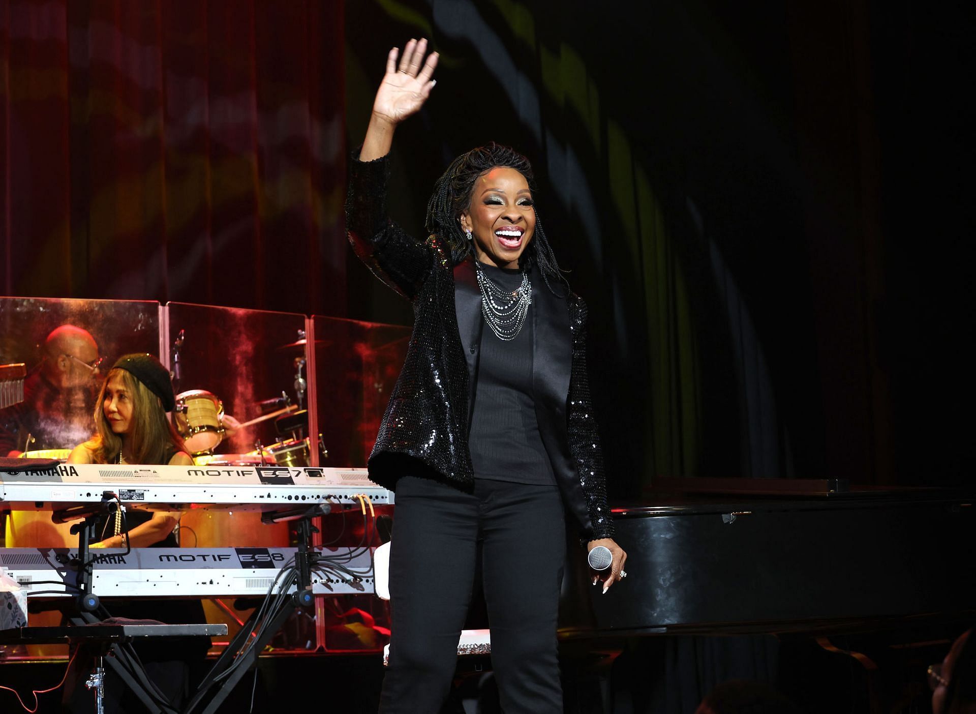 Knight gained recognition for her work with The Pips and her successful solo career (Image via Jason Kempin/Getty Images)