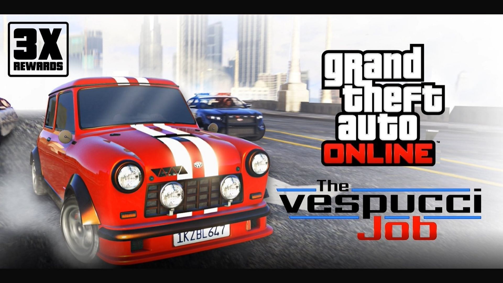 The Vespucci Job (Remix) is giving 3x bonuses in GTA Online with the new weekly update (Image via Rockstar Games)