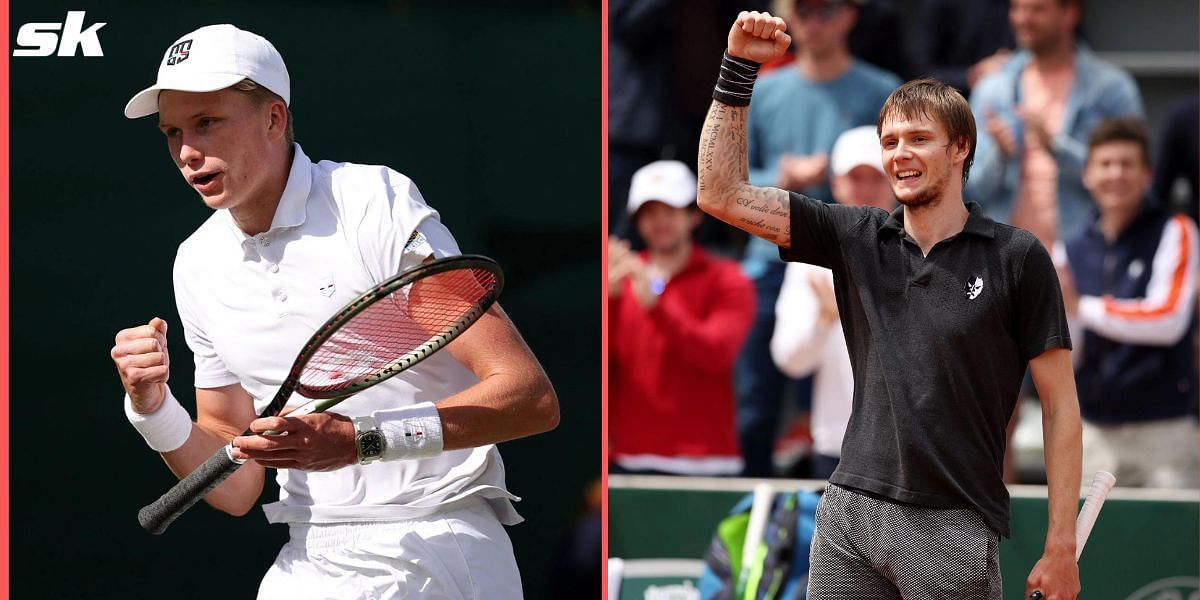 Brooksby (L) will face Bublik in the first round of the Canadian Open