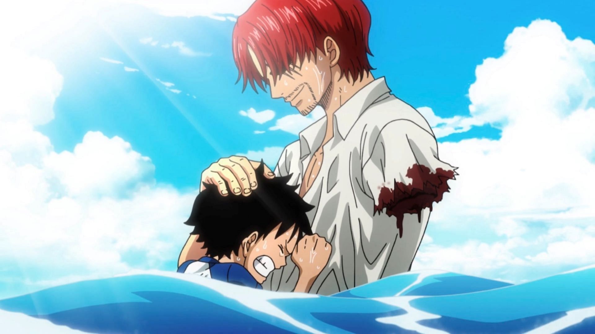 Shanks and Luffy as seen in One Piece Special Episode 4 (Image via Toei Animation)