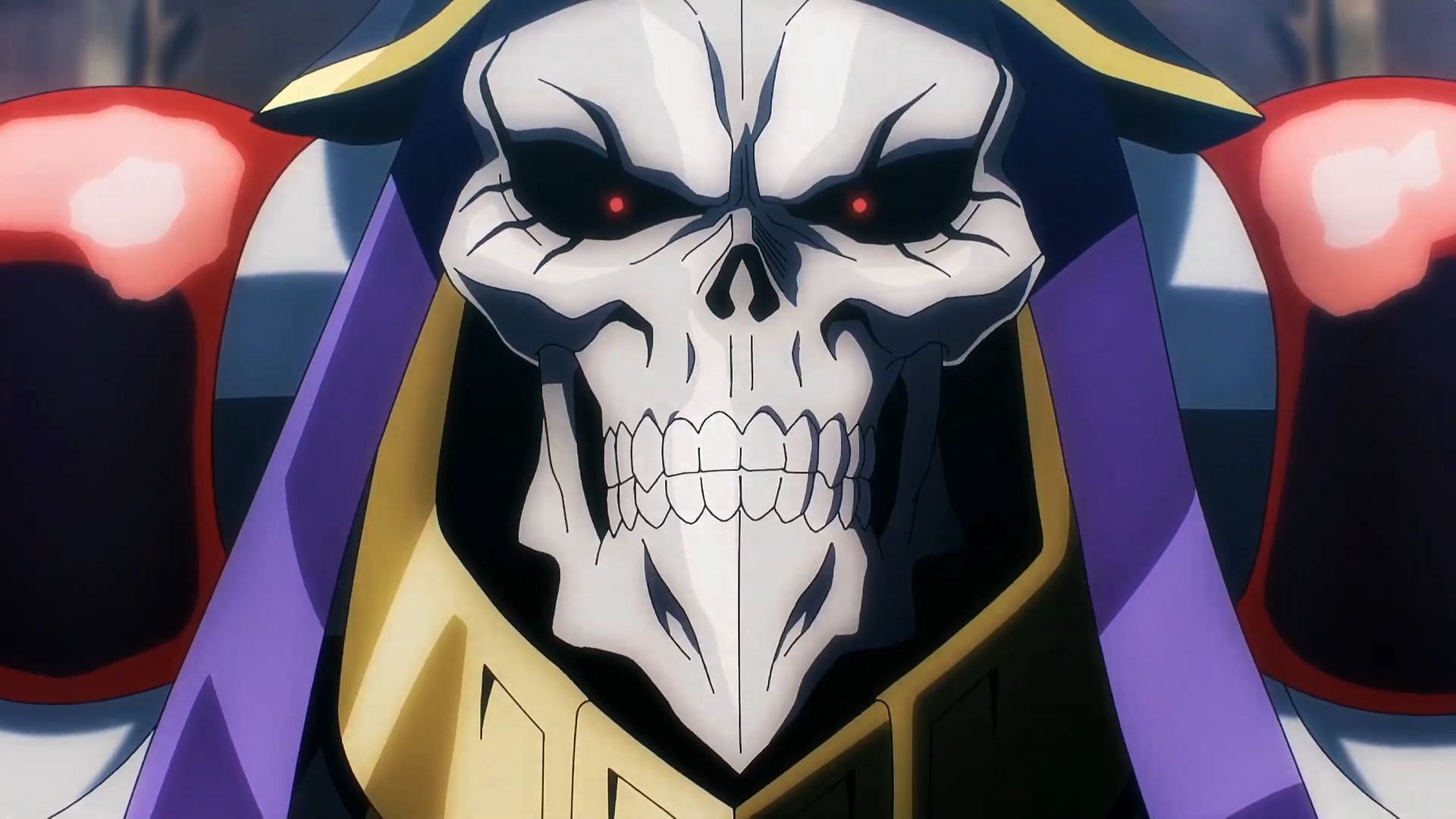 Ainz is undefeated, just like Saitama in One Punch Man (Image via Studio Madhouse)