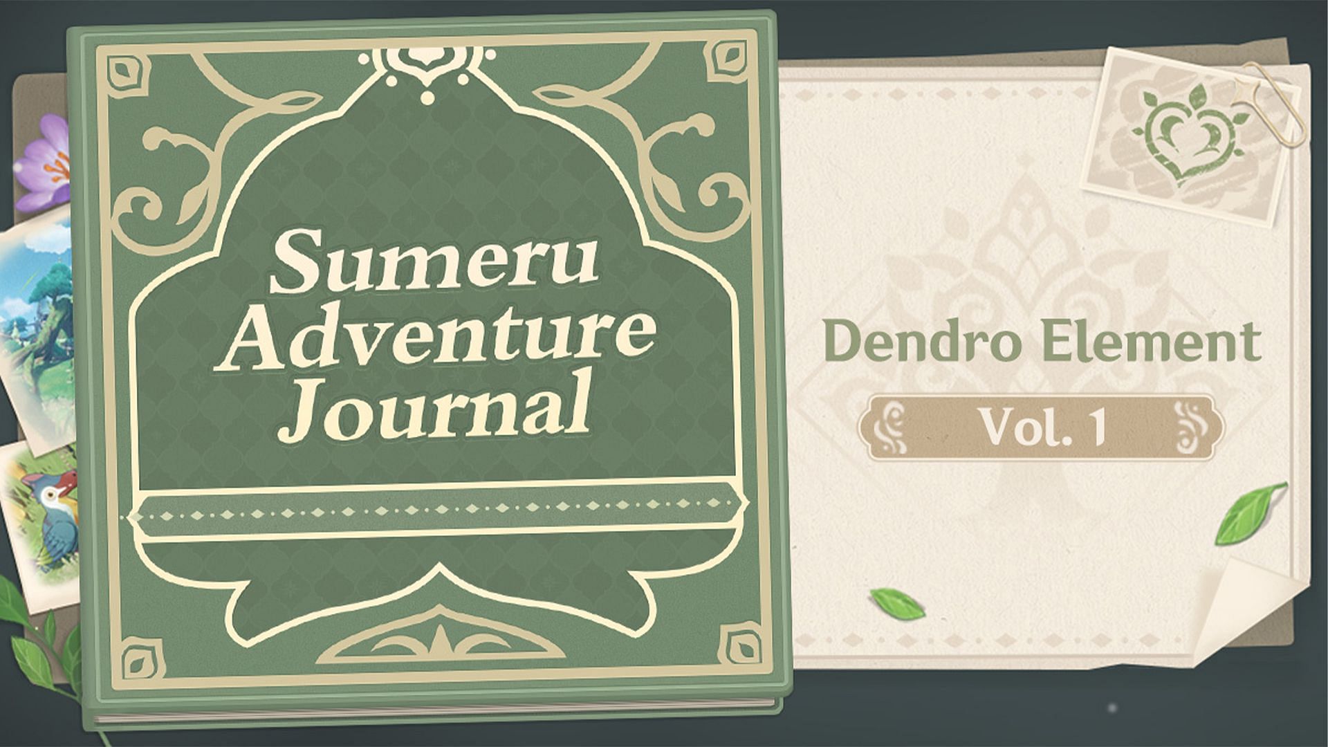 Sumeru Adventure Journal Volume 1 (Image via HoYoverse)