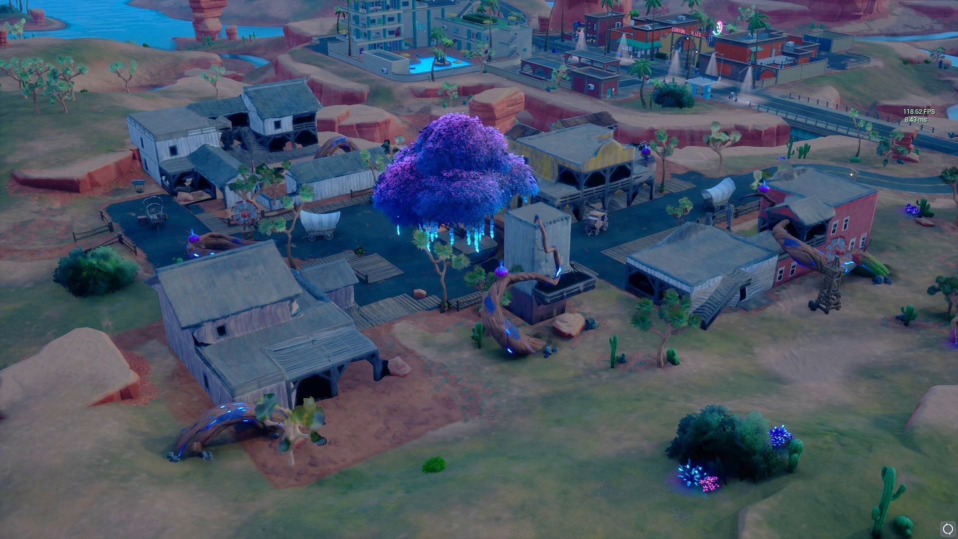 A New Fortnite map change has been released, and it affects Condo Canyon (Image via Epic Games)