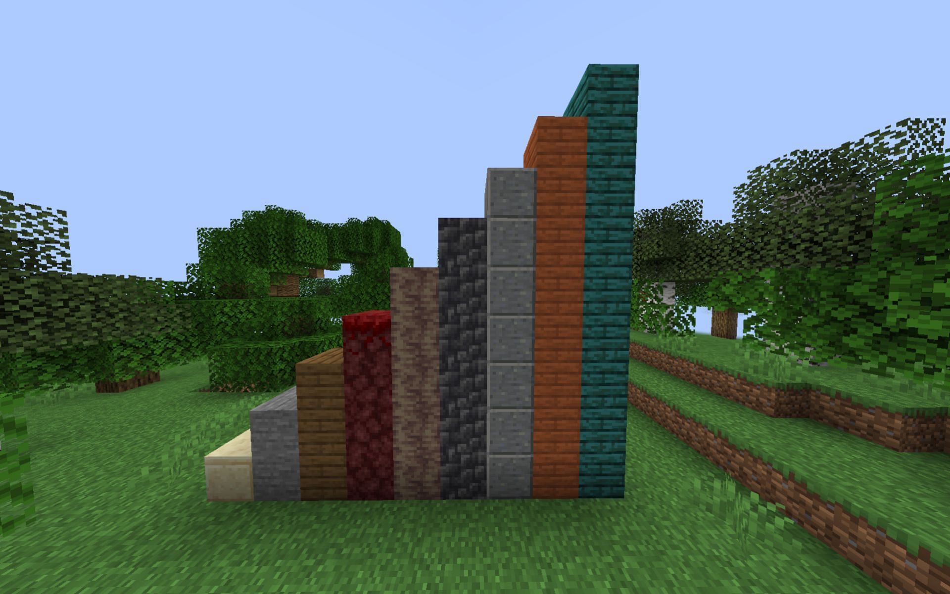 Minecraft has tons of blocks (Image via Mojang)