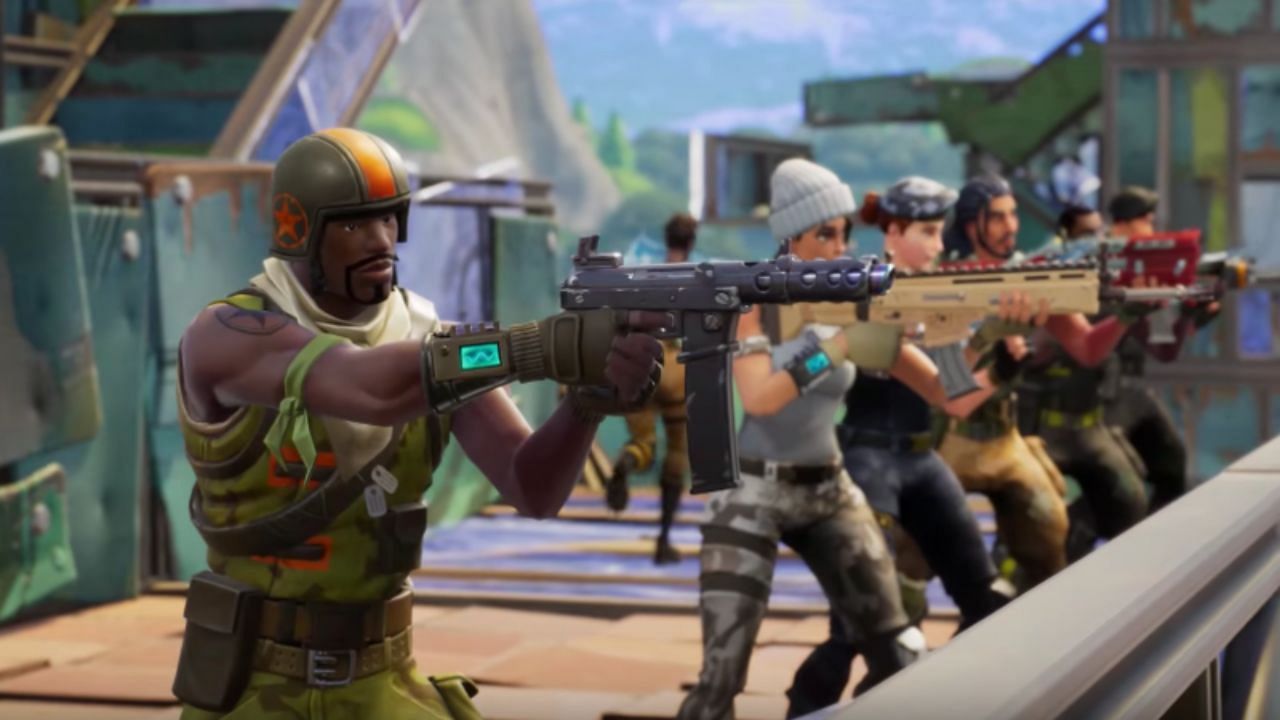 Teaming up with enemies is not allowed and can easily result in a Fortnite ban (Image via Epic Games)
