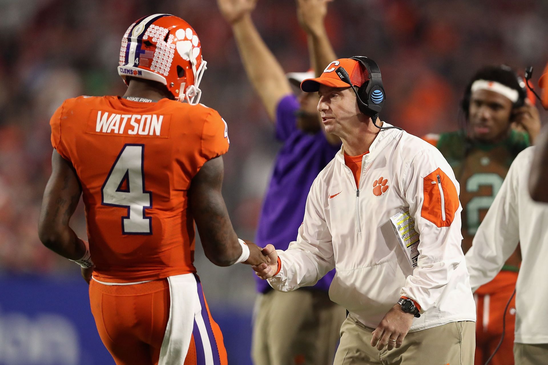 Dabo Swinney supports his former quarterback