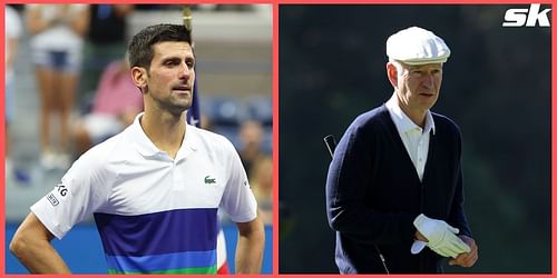 Forbes CEO (right) doesn't understand why Novak Djokovic is not allowed to play in the US Open.