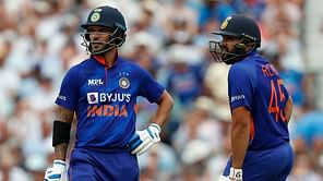 "Suddenly, he started singing very loudly" - When Shikhar Dhawan left Rohit Sharma in splits while fielding in slips