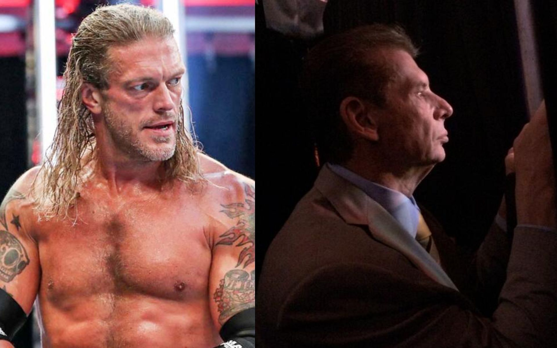 WWE Superstar, Edge and former chairman, Vince McMahon