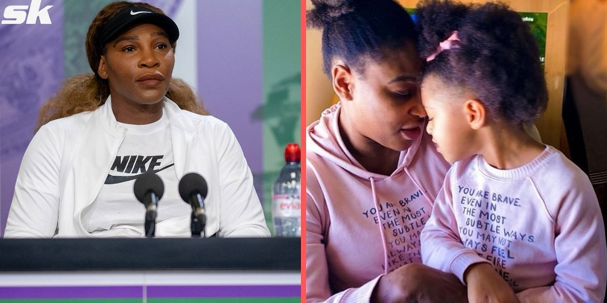 Serena Williams with her daughter Alexis Olympia Ohanian Jr.