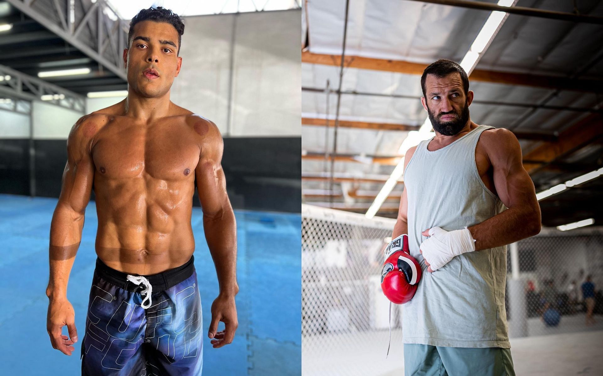 Paulo Costa &amp; Luke Rockhold [Images via @lukerockhold and @borrachinhamma on Instagram]