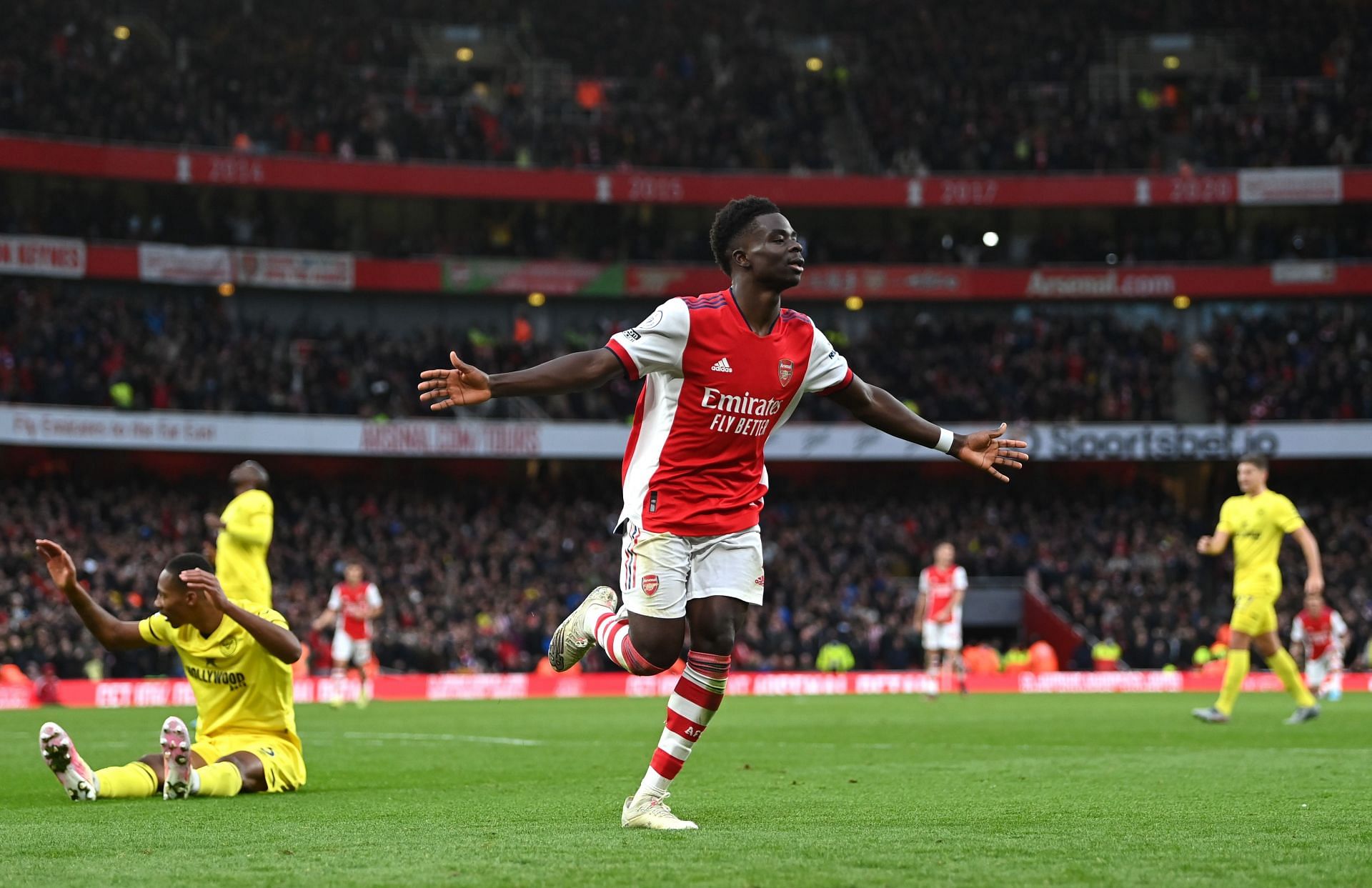 The Gunners came out on top in the reverse fixture against Brentford last season.